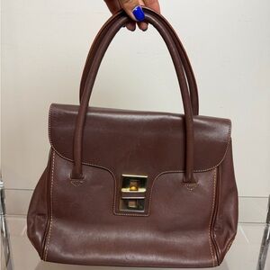 Vintage Italian Leather Top Handle Bag
CB Pelletterie